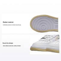 Nike Force 1 Low EasyOn PS White/White/Light Khaki Kids Sneakers FN0237-118 25