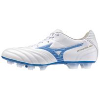 Mizuno Monarcida Neo 3 Sw Comfortable Versatile Non-Slip Durable Soccer Shoes Men sneaker White Blue P1GA242725 42