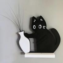 Acrylic Cat Whiskers Collection Ornaments Magnetic Cartoon Cat Hair Storage Memorial Box Cat Refrigerator Sticker juoda
