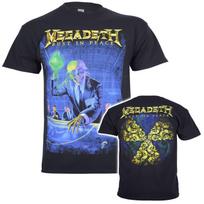 Megadeth Marškinėliai Rust In Peace 30-mečio Juodi Nauji Oficialūs L blue