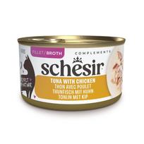 Schesir Complements konservai su tunu ir vištiena sultinyje katėms, 70 g