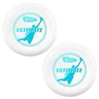 Frisbee Ultimate Training Disc 175 g - Pack of 2, White Blue