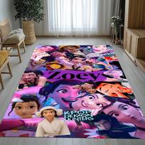 K-Pop Demon Hunters Golden Saja Boys Living Room Non-Slip Area Rug Soft Carpet for Bedroom Playroom Sofa,Home Decor Doormat 40x60cm