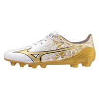 Mizuno Alpha AG Men Soccer Shoes White Gold P1GA246550 42.5