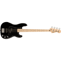FENDER SQUIER AFFINITY SERIES PRECISION BASS PJ Maple Fingerboard, Black Pickguard, Black 4 stygų bosinė gitara