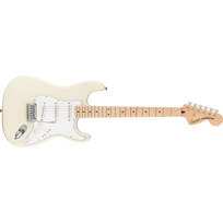 Fender Squier Affinity Series Stratocaster, Maple Fingerboard, White Pickguard, Olympic Elektrinė gitara