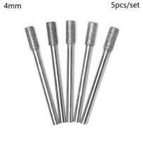 Round File Abrasive Tools Micro-carving Needle Diamond Chainsaw Sharpener Chainsaws Sharpening 4mm