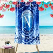 SSC Napoli2 Print Beach Towel, Large Soft Quick Dry Towel for Beach Camping Swimming 70cmx140cm(27x55inch)