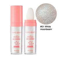 HANDAIYAN Fairy Highlighter Powder, Multi-Use Shimmer Glow Powder Stick with Built-in Puff for Face, Body, Eyes and Lips, Long-Lasting Radiant Makeup 1#