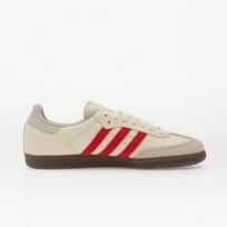 adidas Samba Og Off White/ Better Scarlet/ Gum5 - Dydis 46.5 (IH6815 Laisvalaikio batai)