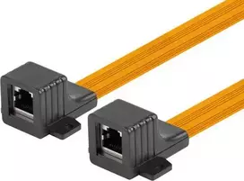 Lanberg ADAPTERIS, TINKLO JUNGTIS, LANGŲ PERĖJA, RJ45, KAT.5E, 23 CM, LANBERG