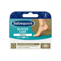 SALVEQUICK pūslių priežiūros pleistrai kulnams „Blister Care“, 5 vnt.