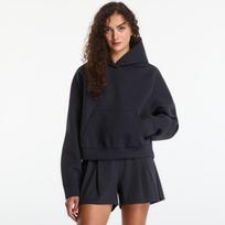 Nike Pregame Fleece Women's Oversized Hoodie Black/ Black - Dydis L (IR8712-010 Džemperiai)