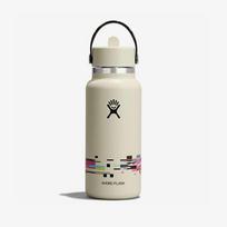 Hydro Flask 710 ml Wide Flex Straw Cap Glitch White 710 - Dydis 710 ml (LE26-W24-1006 Gertuvės)