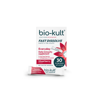 BIO-KULT Everyday Immune burnoje greitai tirpst. milt. N30 (uogų sk.)