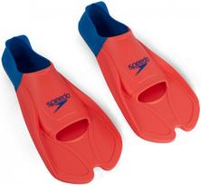 Speedo training fin fluro tangerine/pool blue/blue flame 42/43