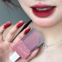 USLIKE Ice Cream Lip Glaze - Matte Velvet, Long-Lasting, Trendy Lipstick for Women