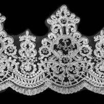 Mesh Bottom Embroidery Lace, Bead Embroidery Float Bone Lace, Three-In-One Lace, Bone Thread Diy Lace Accessories