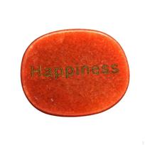 Engraved Stone, Encouragement Rocks Palm Stones for Home Decor Unique Gifts oranžinė