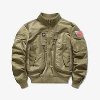 Autumn-Winter MA1 Cotton-Enhanced Air Force Pilot Baseball Jacket, Loose Fit & Plus Size, 81983. M