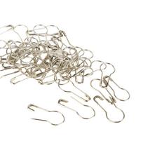 100Pcs Colorful Gourd Shape Metal Safe Pin Crochet Locking Stitching Marker Clip for Hobbyist Knitting Crocheting Craft