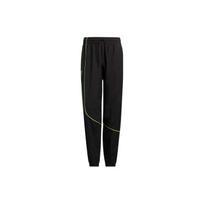 Adidas Trae Track Pants With Embroidered Print And Drawstring Elastic Men Bottoms Black HS6875 L