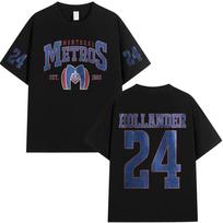 Heated Rivalry Shane Hollander 24 Montreal Metros Tshirt Unisex Women Clothing Casual Cotton Oversized Short Sleeves T Shirts Tops 2XL