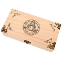 Wood Box Playing Cards Case Packing Poker Bridge Wood Box Poker Cards Container Storage Case Vintage Holder Deck Box beige