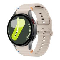 Originalūs dirželiai Samsung Galaxy watch 7/FE/5 Pro/6/4 classic 44mm 40mm Sportinis silikoninis dirželis apyrankė correa Galaxy watch7 Dirželis Galaxy watch 7 44mm