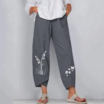 IHUASU Women's Fashion Casual Pants & Capris S