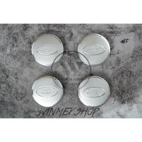 4 sidabrinių „Land Rover“ lengvojo lydinio ratlankių gaubtelių rinkinys 63mm