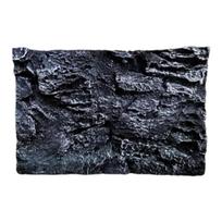 Realistic 3D Rock Fish Tank Background Terrarium Wall Polyurethane Decor for Lizard Turtle Salamander Snake Amphibian gray