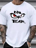 Geriausiai parduodami marškinėliai „No Fear“ prekės ženklo Vasaros prabangaus prekės ženklo Grynos medvilnės trumpomis rankovėmis Unisex apvalia kaklo iškirpte Universaliai ir laisvi marškinėliai S