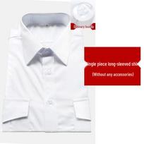 Pilot & Air Steward Uniform Set: Long/Short Sleeve White Shirt for Summer 7XL