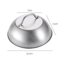 Stainless Steel Grill Cover For Steak And Burgers With Heat Resistant Design For Home And Outdoor Cooking