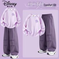 Disney Kids' Girls' Autumn Sweatshirt & Wide-Leg Pants Set 150