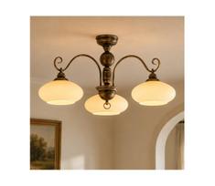 Brilagi - Prie lubų tvirtinama liustra MOLLERO 3xE27/15W/230V skersmuo 84 cm bronza/patina