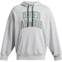 Under Armour Icon UA HWT Terry OS Hoodie American Retro Sports Casual Pullover Sweatshirt Men hoodies Gray 1386549-011 M