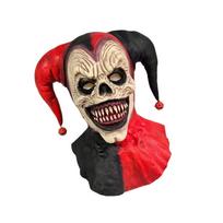 Funny Clown Mask Adjustable Eye Holes for Halloween Parties Cosplay and Pranks Adult Latex Costume Accessory A