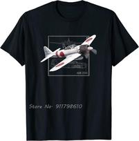 A6M Zero - Japanese Fighter Planes Cotton Tshirt Graphic Oversized T-shirt Summer Men's Clothing Unisex Tops Tees S