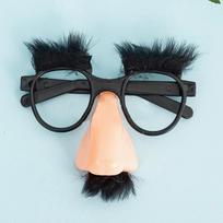 Halloween Creative Nose And Mustache Glasses Funny Adult/Child Big Nose Tricky Props Eyeglasses Frames Festival Party Decoration