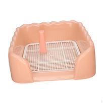 Dog Potty Training Tray for Small and Medium Breeds - Hassle-Free Maintenance Pink L