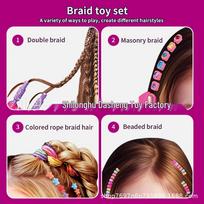 Pasidaryk pats elektrinis plaukų pynimo žaislas mergaitėms: Kurkite stilingas kasas su karoliukais ir aksesuarais Braid Stick 2-in-1 Set