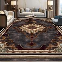 European Retro Rugs Anti-slip Floor Mat for Living Room Sofa Chair Home Decor Carpet Corridor Decoration 60x90cm