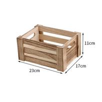 1pcs Wooden Storage Box Solid Wood Multi-Purpose Container For Sundries Cosmetics Home Office Laundry Organizer Eco-Friendly