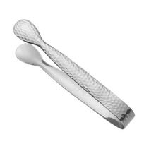 Stainless Steel Ice Tongs Mini Sugar Tongs Stainless Steel 304 Food Grade Compact Ice Cube Clip Non-Slip Grip Tongs for Coffee Sugar Cubes Bar Hot Pot A