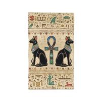 Ancient Egyptian Hieroglyphics Art Soft Face Towel Quick Dry Pool Bath Cotton Towels Absorbent W30*H60(CM)