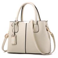 High-End Lychee Pattern Women's Shoulder Bag - Business and Travel Handbag, European and American Style