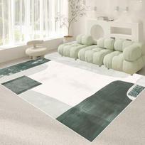 Light Luxury Home Carpet Living Room Decoration Green Carpets Modern Hall Sofa Area Rugs Bedroom Decor Bedside Large Floor Mat 60cm x 90cm