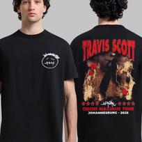 Travis Scott Circus Maximus Tour 2026 Johannesburg Exclusive Merch Two Sided Tee XXXL
